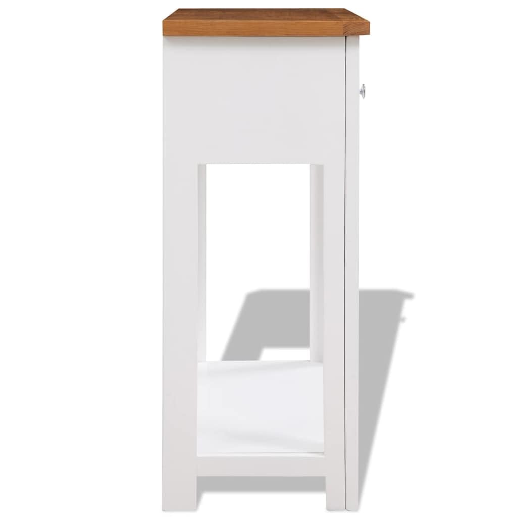 Solid Oak Wood Console Table V798