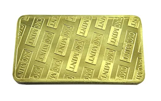 1 oz .999 Fine Brass Bullion Bar Ingot W59681