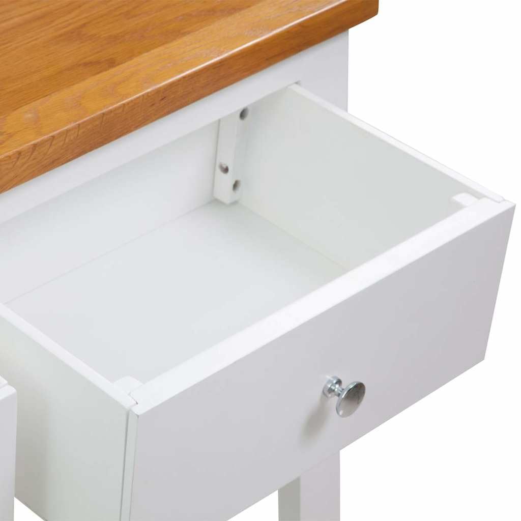 Solid Oak Wood Console Table V798