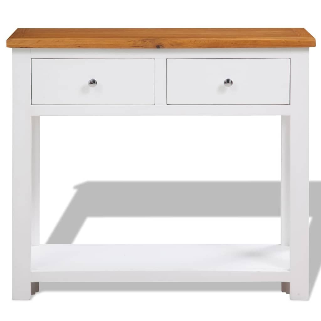 Solid Oak Wood Console Table V798