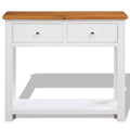 Solid Oak Wood Console Table V798
