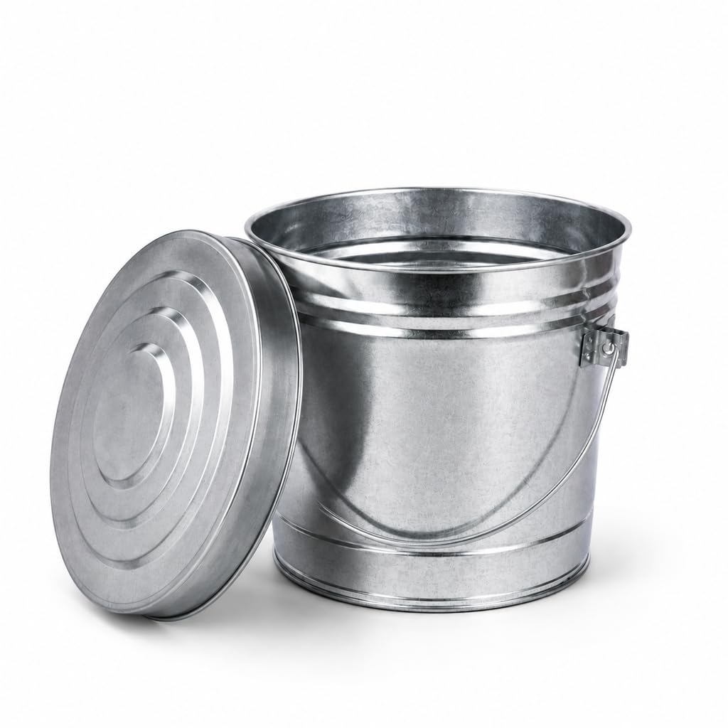 6 Gallon Steel Locking Can with Wire Handle E723