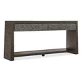 Modern Wood Console Table with 2 Drawers and Fixed Shelf S901