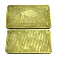 1 oz .999 Fine Brass Bullion Bar Ingot W59681