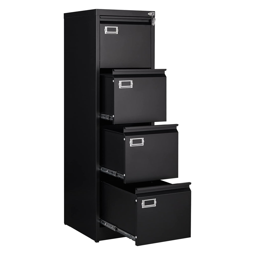 4 Drawer Metal Vertical File Cabinet with Lock Z632675