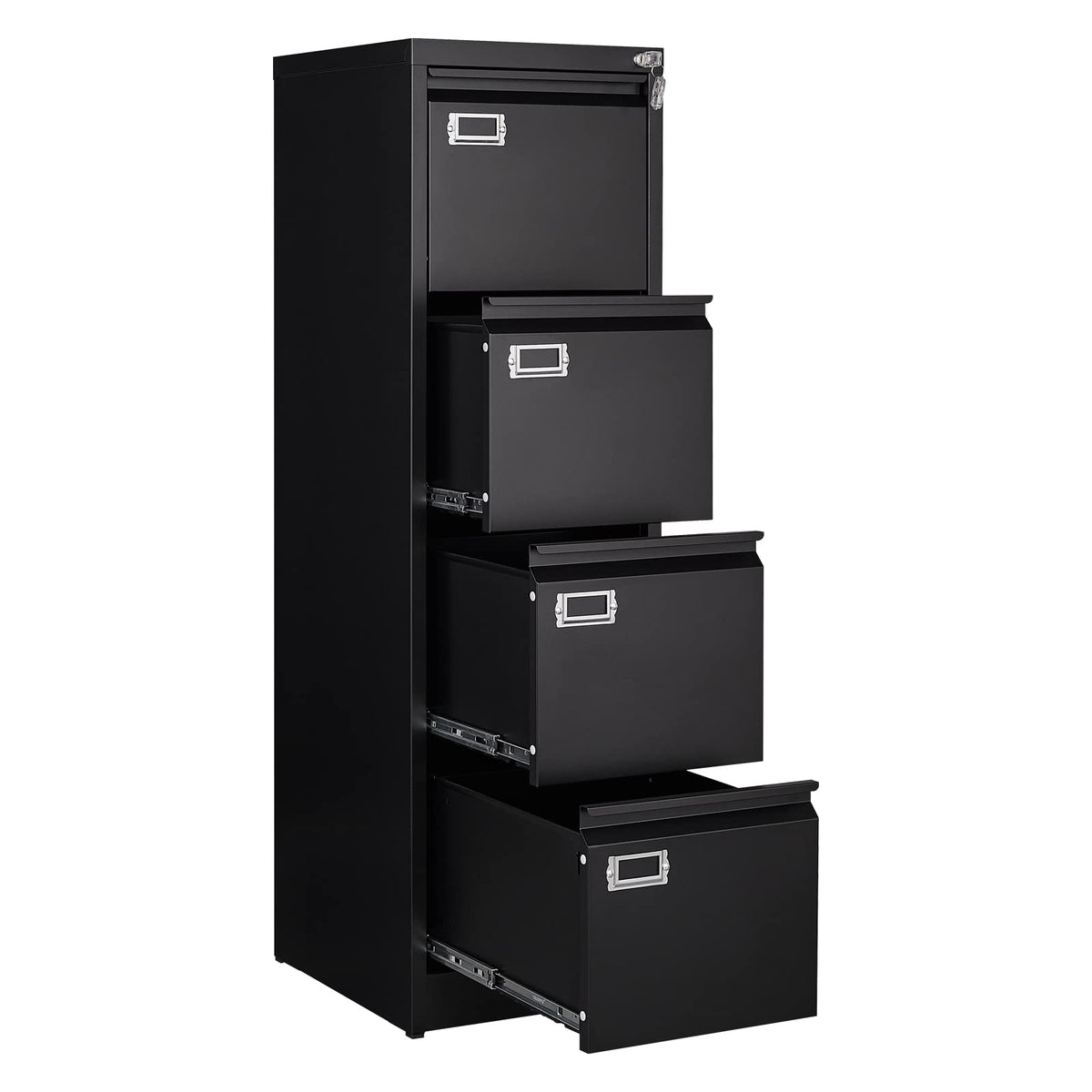 4 Drawer Metal Vertical File Cabinet with Lock Z632675