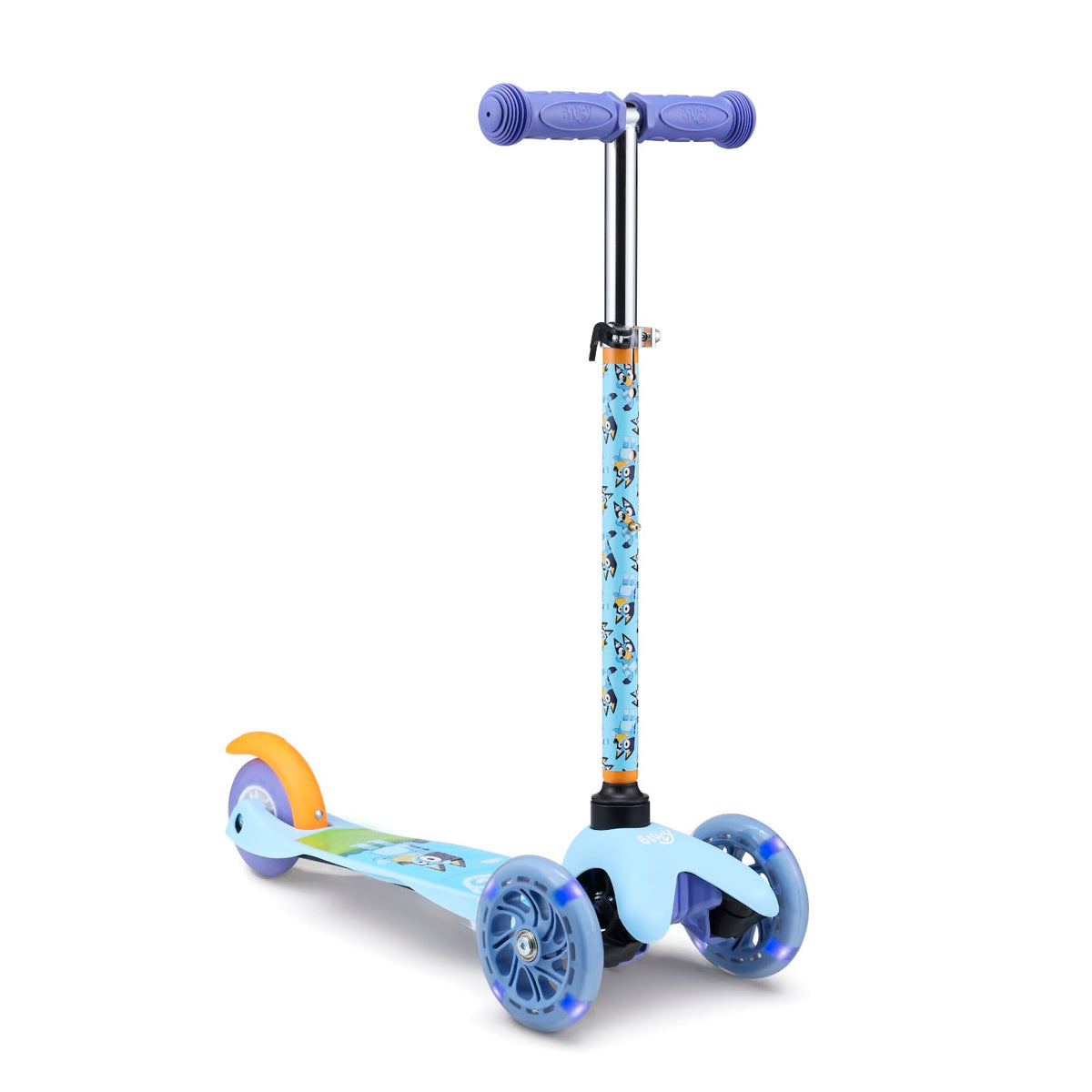3 Wheel Light Up LED Wheels Kick Scooter B43941