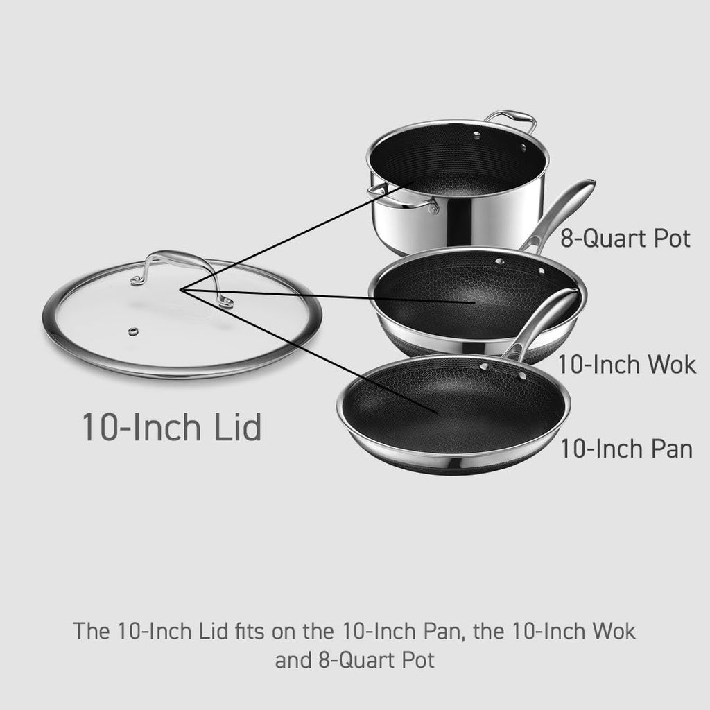 10" Tempered Glass Lid K576077