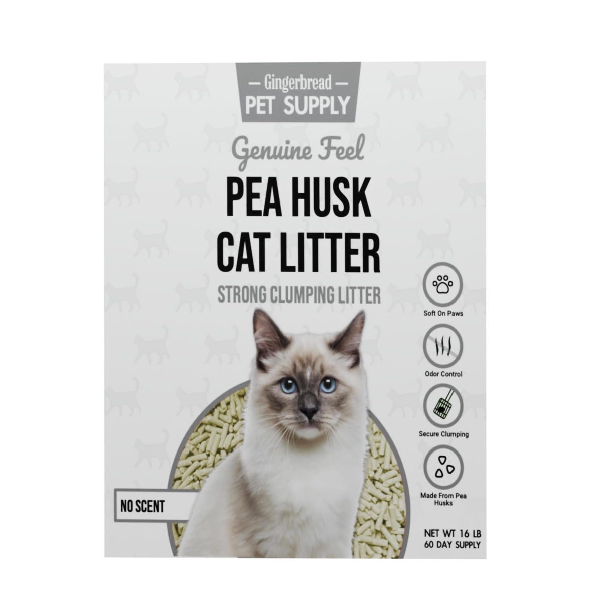 15 lbs Natural Unscented Cat Litter I1323