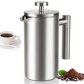 12 OZ Stainless Steel French Press Coffee Maker U1462