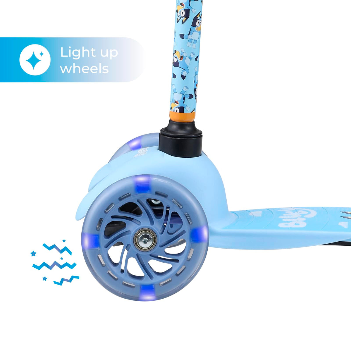 3 Wheel Light Up LED Wheels Kick Scooter B43941