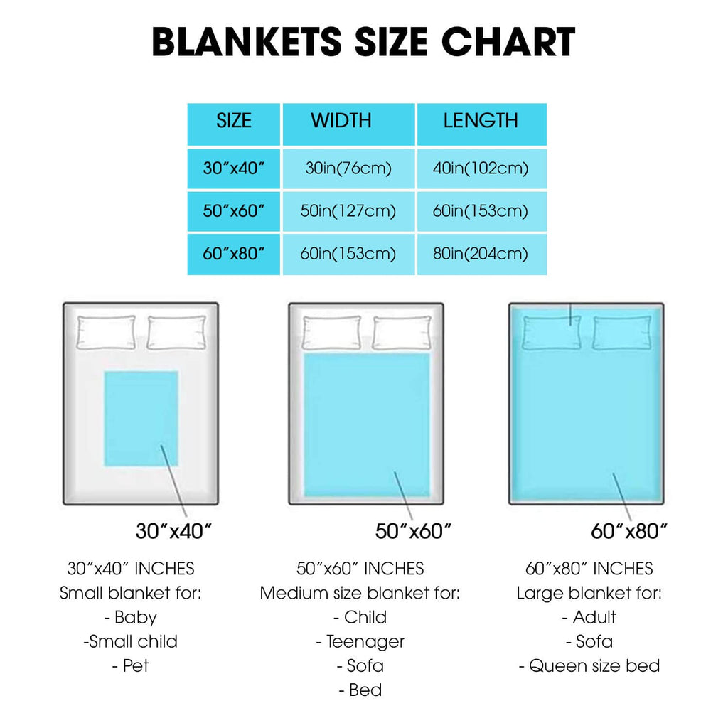 Fleece Blanket 50 x 60 in B374