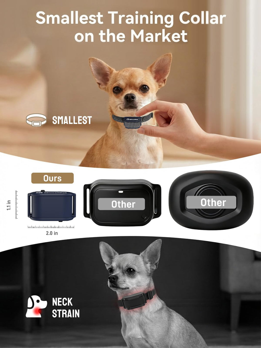 Wireless Dog Fence System, 3500ft Adjustable Waterproof Rechargeable Training Collar D779927