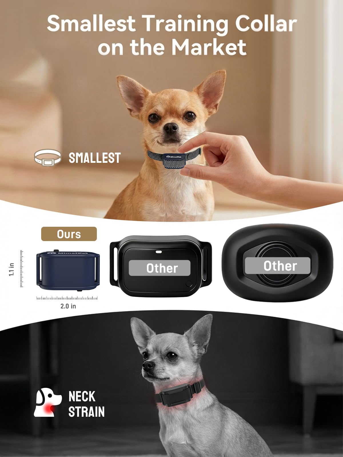 Wireless Dog Fence System, 3500ft Adjustable Waterproof Rechargeable Training Collar D779927