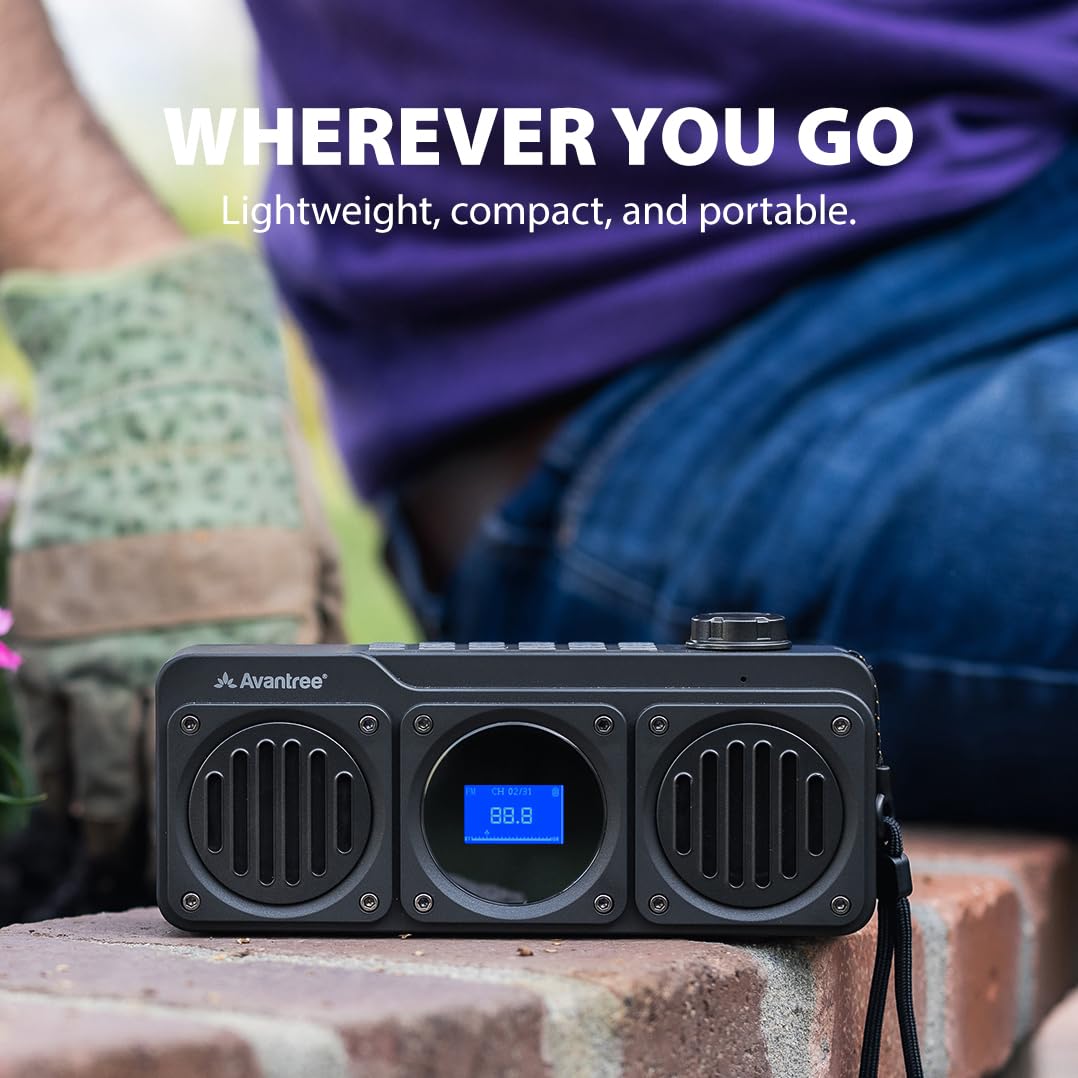 Portable FM Radio & Bluetooth Speaker O677879