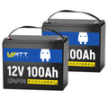 12V 100Ah LiFePO4 Battery 2 Pack O244