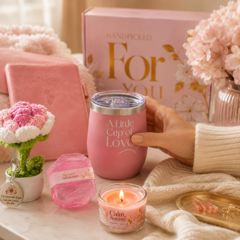 11 Pc Pink Care Package with Blanket P2911