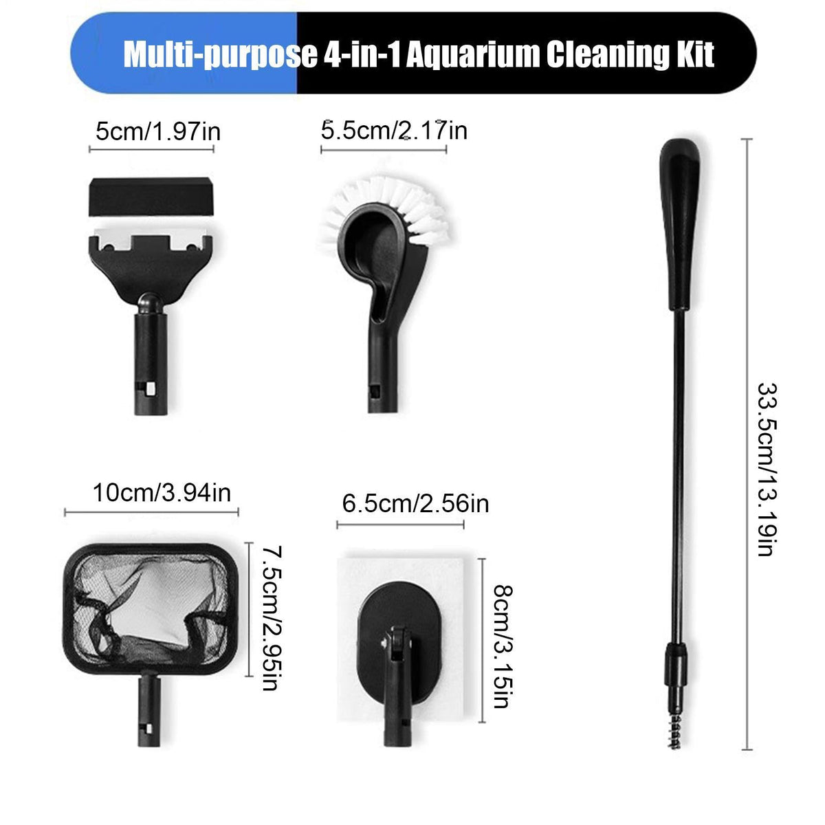 4-in-1 Aquarium Cleaning Kit P1020