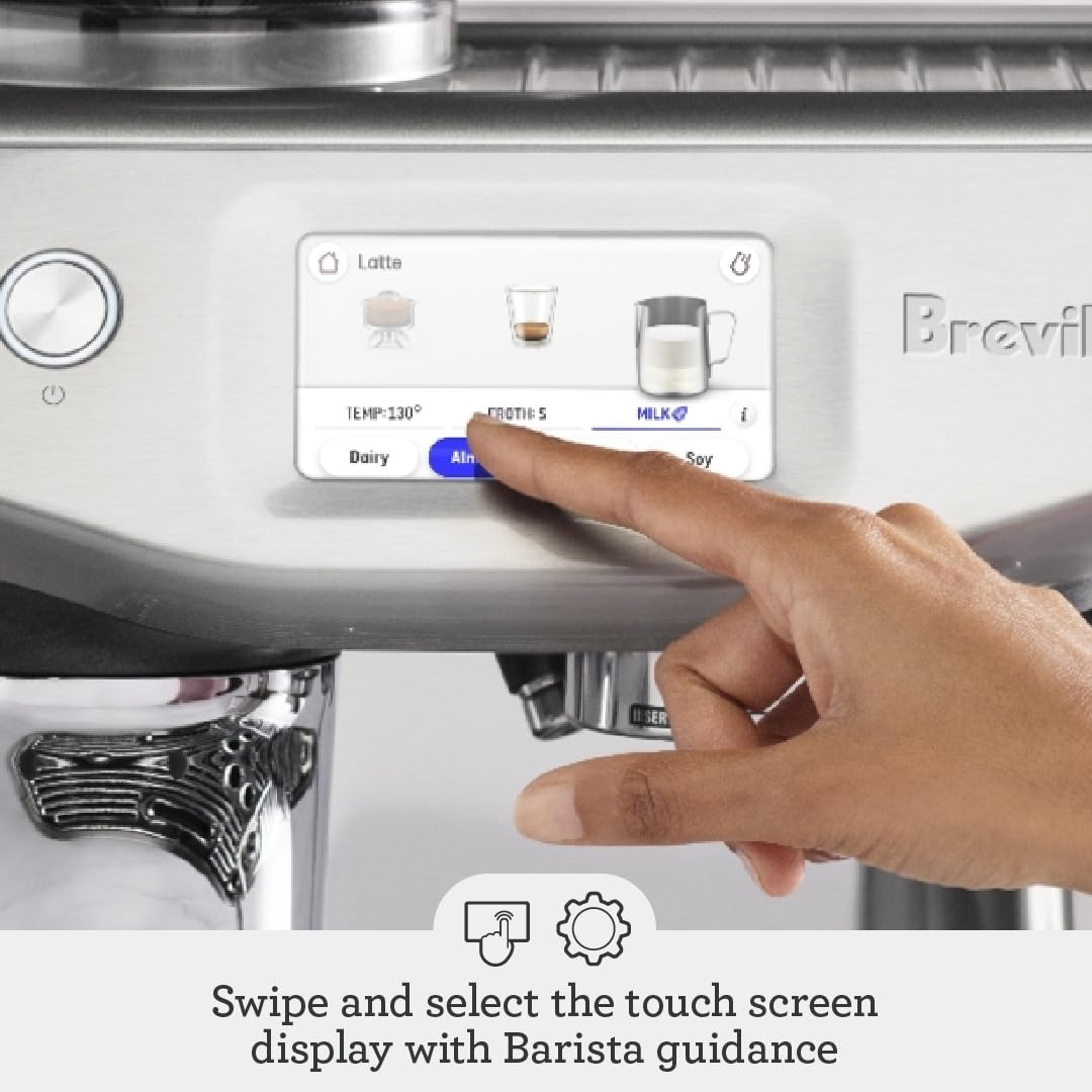 Espresso Machine Brushed Stainless Steel X817976