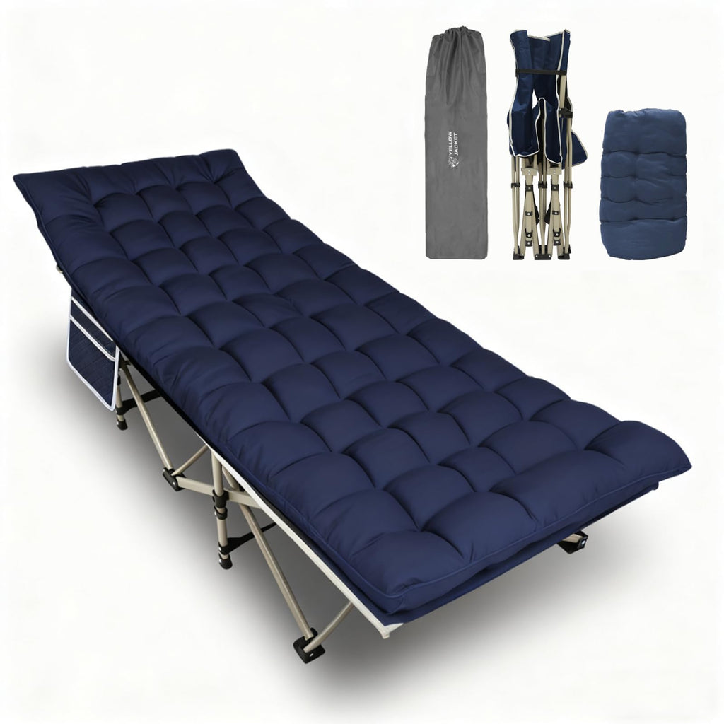 Folding Camping Cot with Removable Mattress and Carry Bag V3333