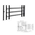 Black Adjustable Tubular Steel Window Security Bars Y19147