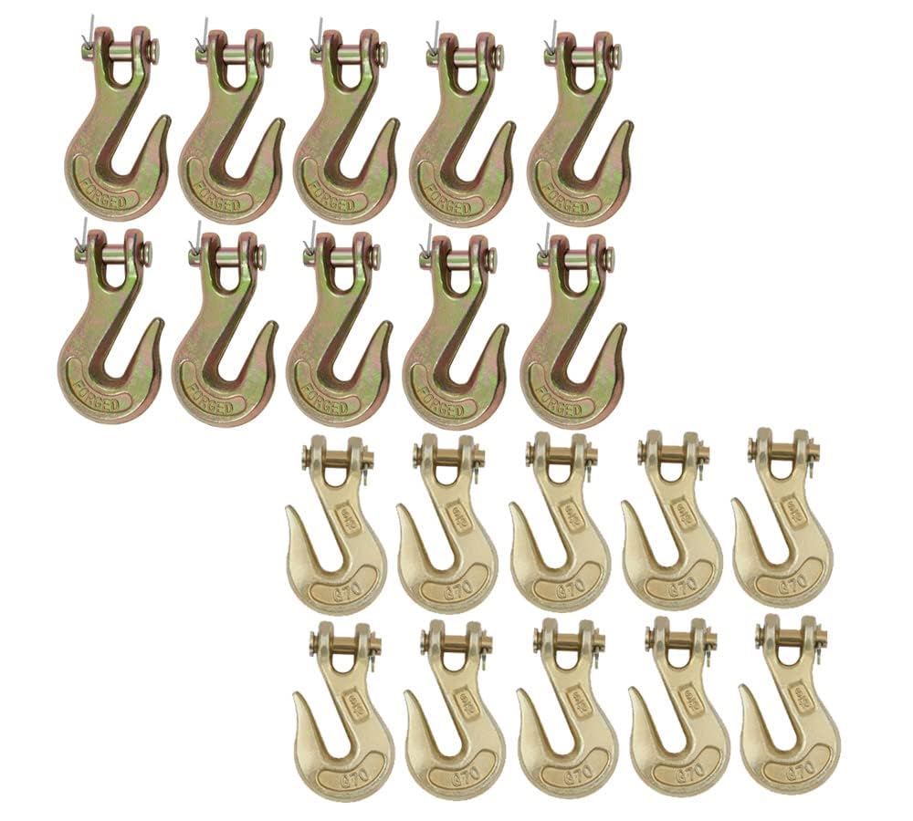 3/8" & 5/16" Grade 70 Clevis Grab Hooks 20 Pack S71699