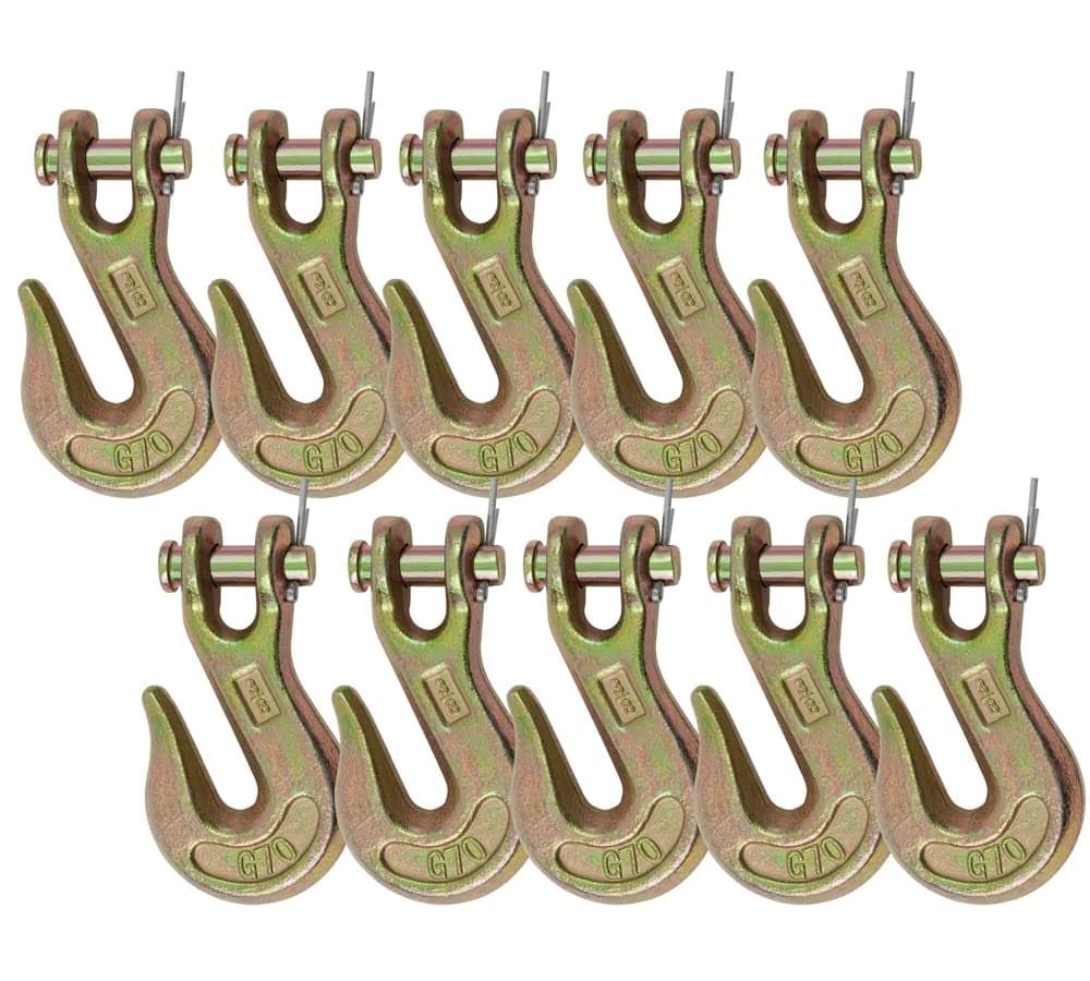 3/8" & 5/16" Grade 70 Clevis Grab Hooks 20 Pack S71699