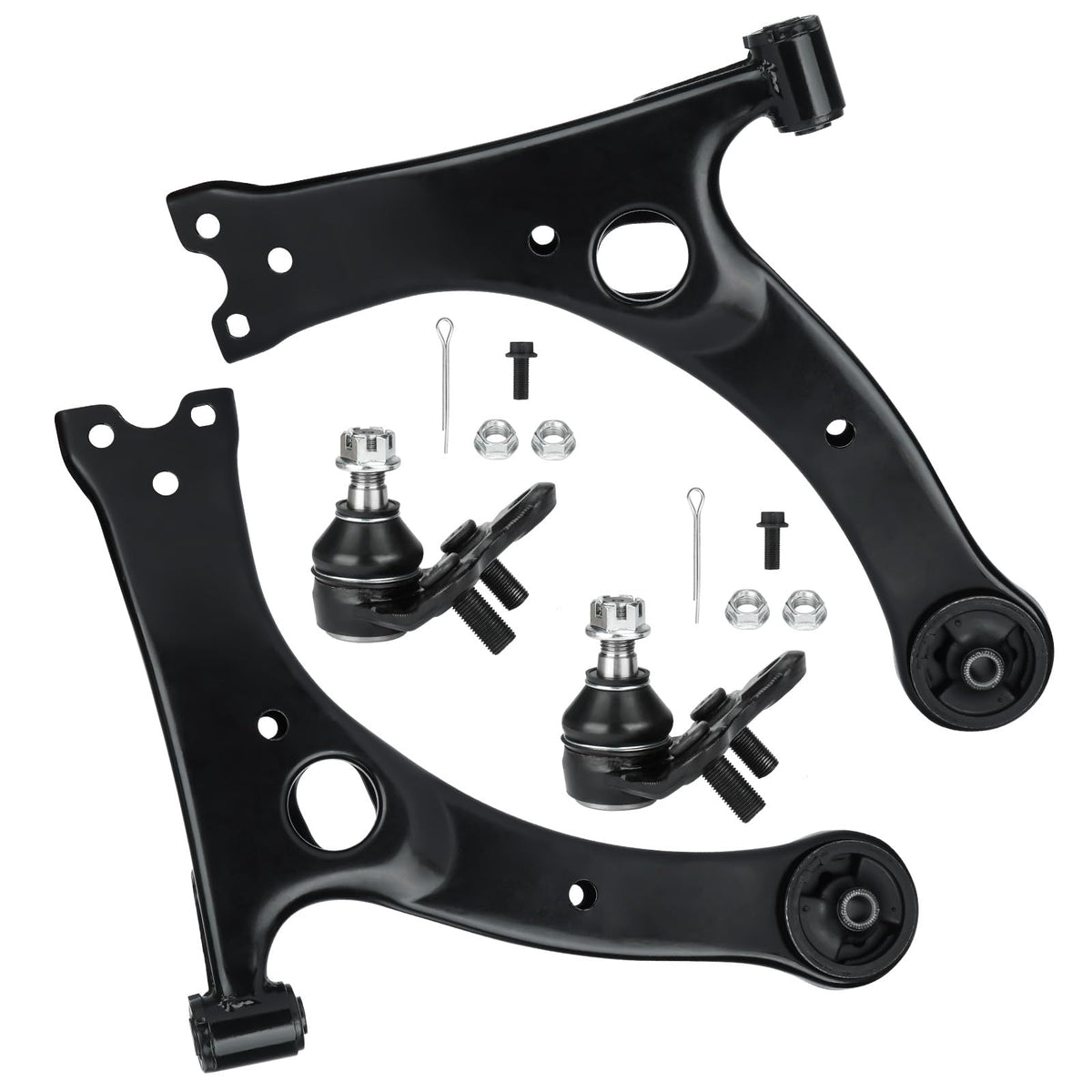 Front Lower Control Arms with Ball Joints 4 pcs Suspension Kit J3588