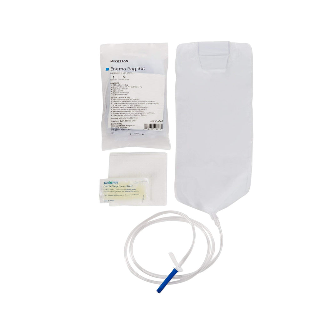 Non-Sterile Single Use Disposable Enema Bag Set 50 Count A1481