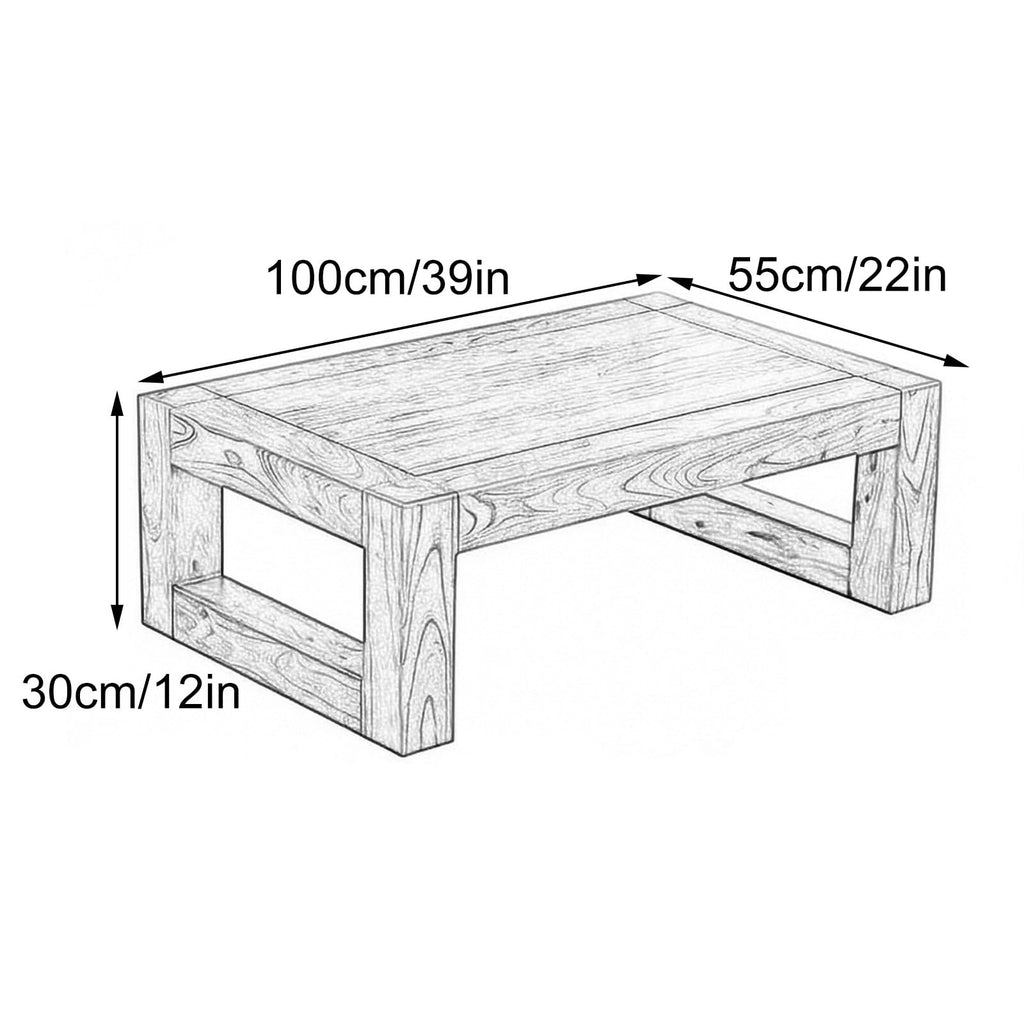 Square Wood Coffee Table L541