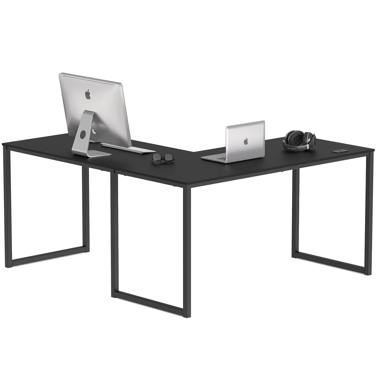 Black L-Shape Computer Desk K165177