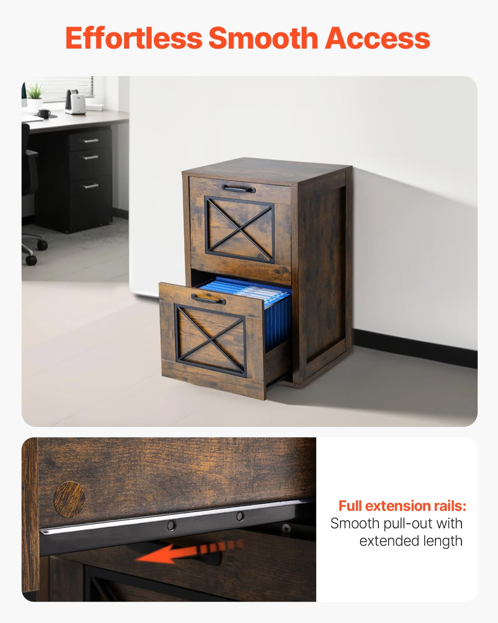 2 Drawer Vertical File Cabinet D748792