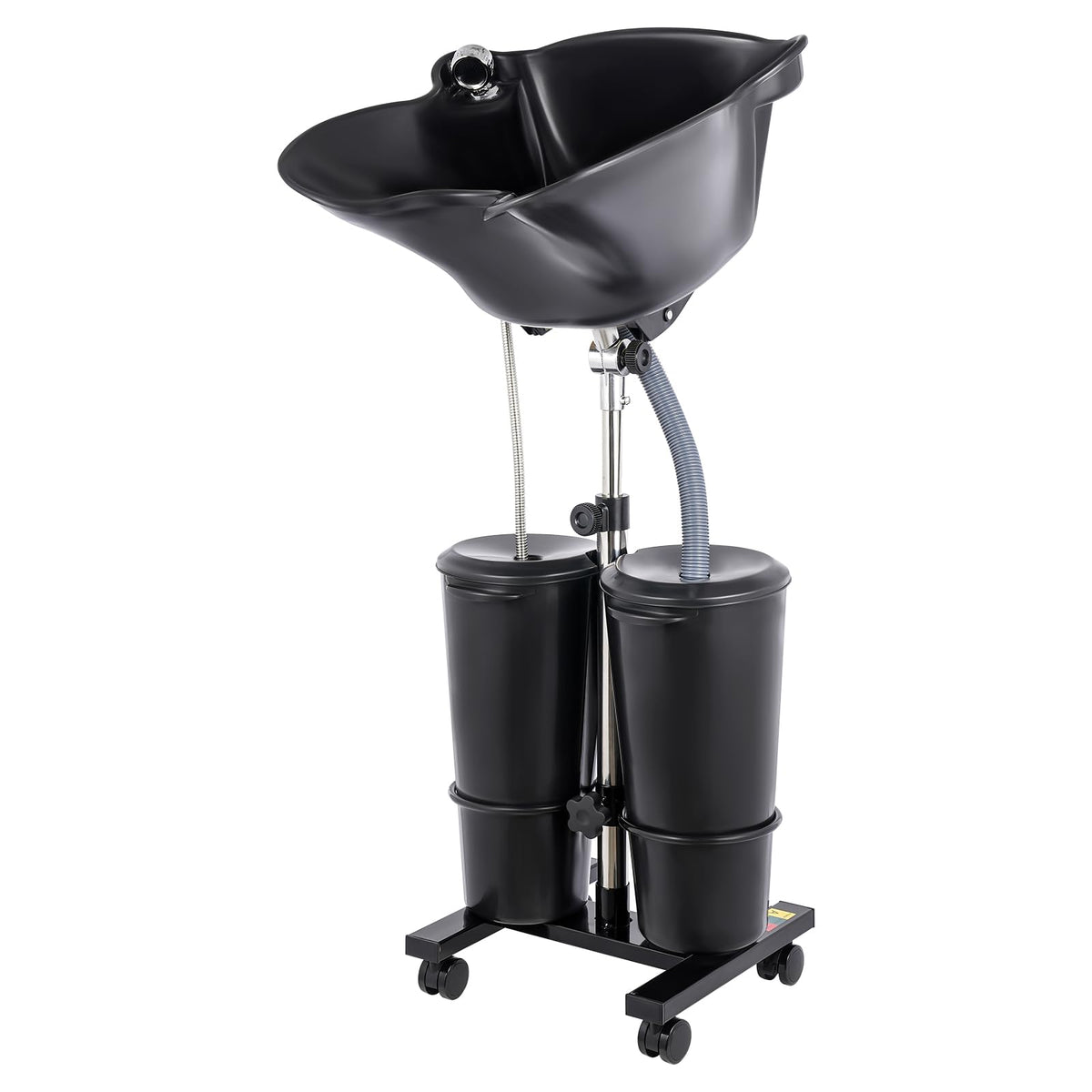 Portable Shampoo Basin with 2 Buckets, Height Adjustable J991