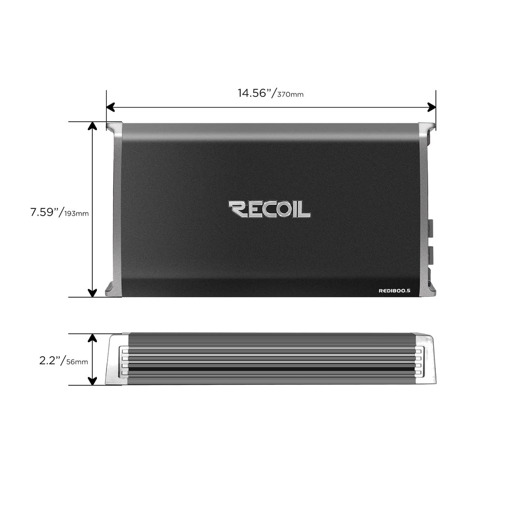 5-Channel Car Audio Amplifier 1800W M184