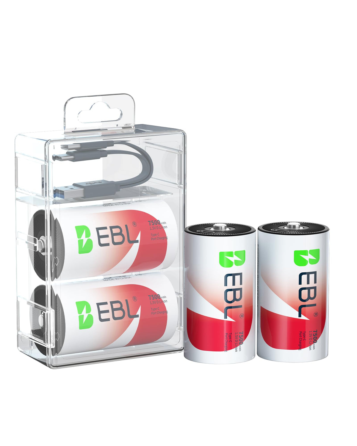 Rechargeable D Batteries 4 Pack R93496
