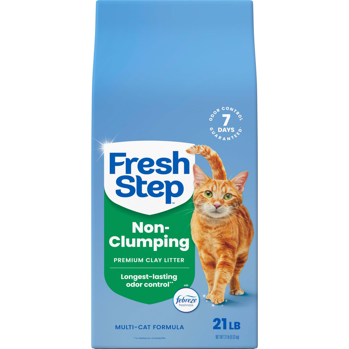 Non Clumping Cat Litter with Odor Control, 21 lb. Bag Y425