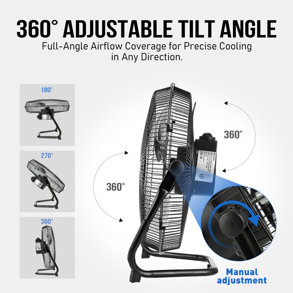 18 Inch Metal Floor & Box Fan G638738