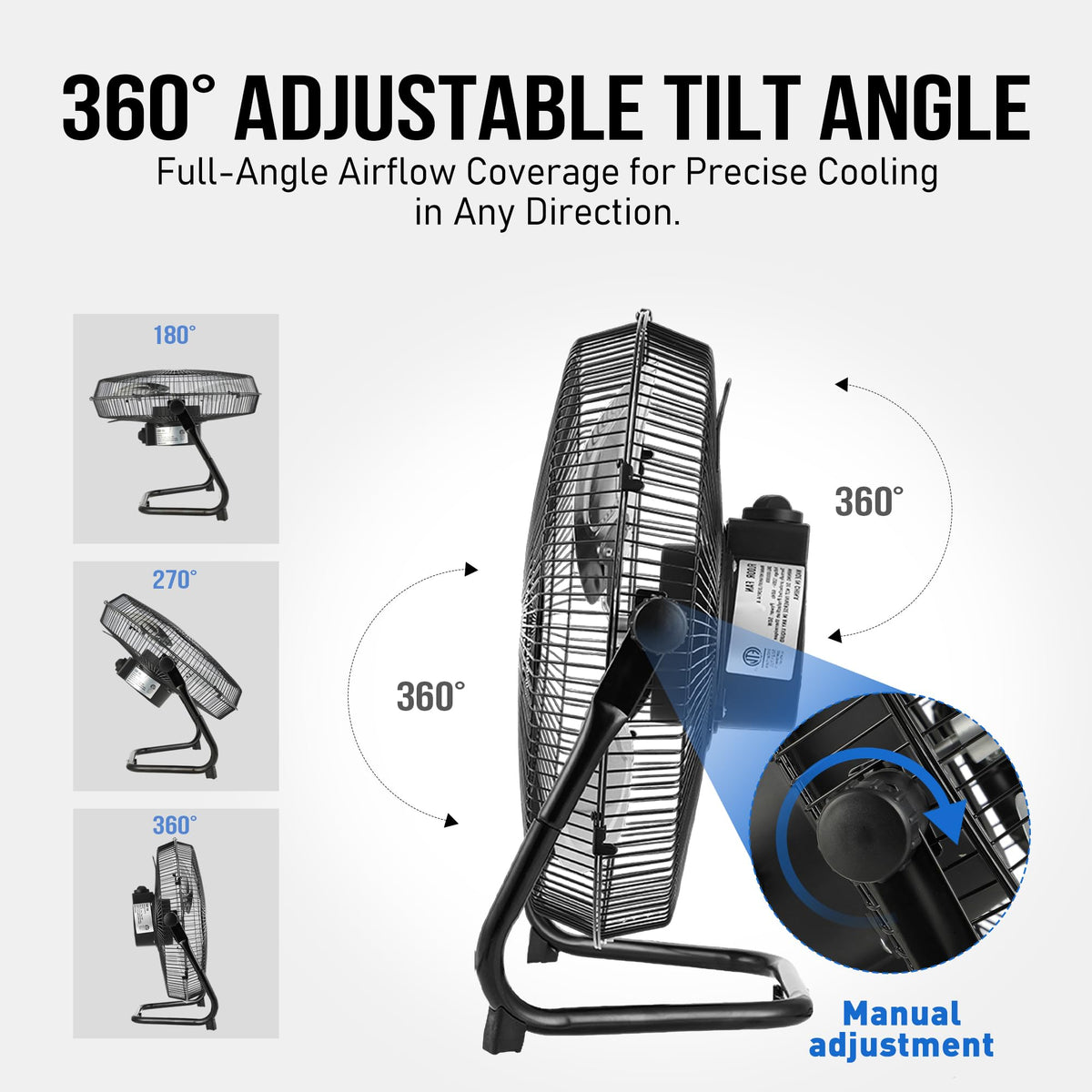 18 Inch Metal Floor & Box Fan G638738