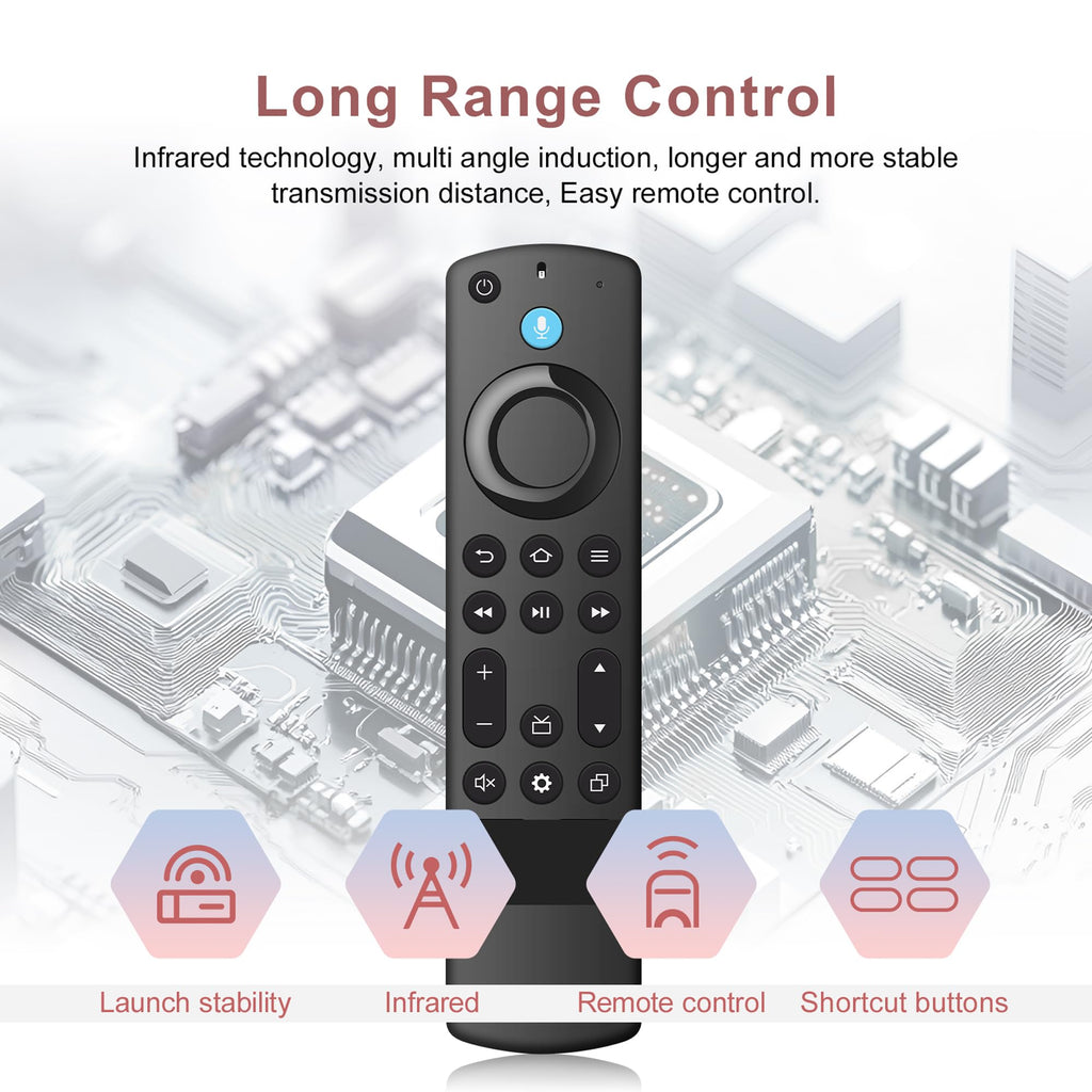 Replacement Remote for Fire TV Stick and Smart TVs with Voice C6969