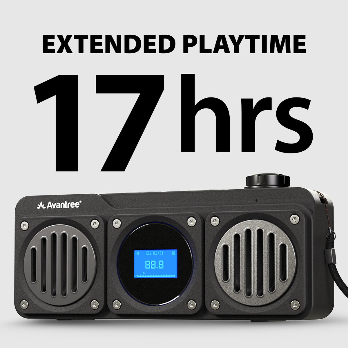 Portable FM Radio & Bluetooth Speaker O677879