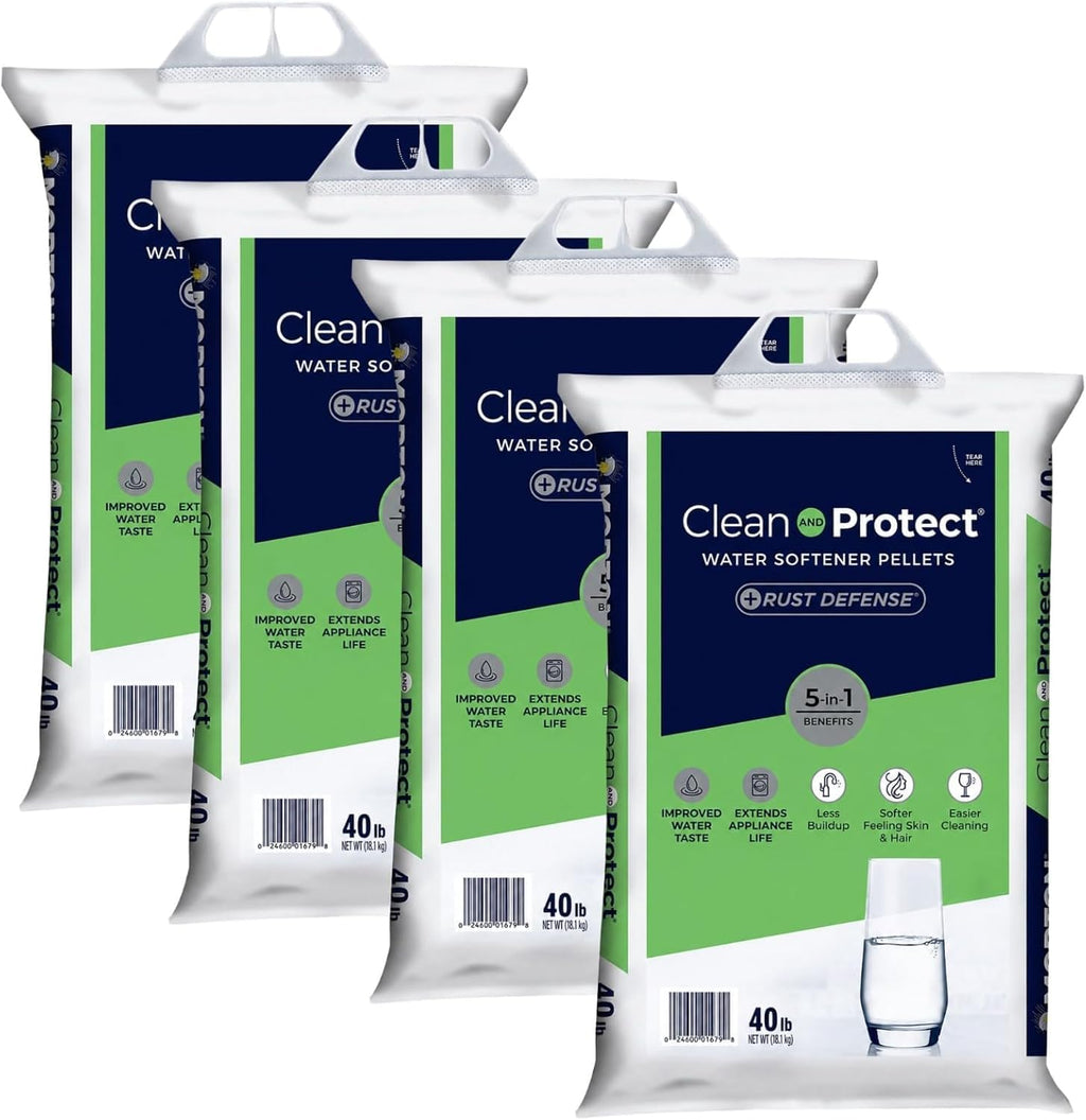 Water Softener Salt Crystals 40 lb Pack of 4 S36527