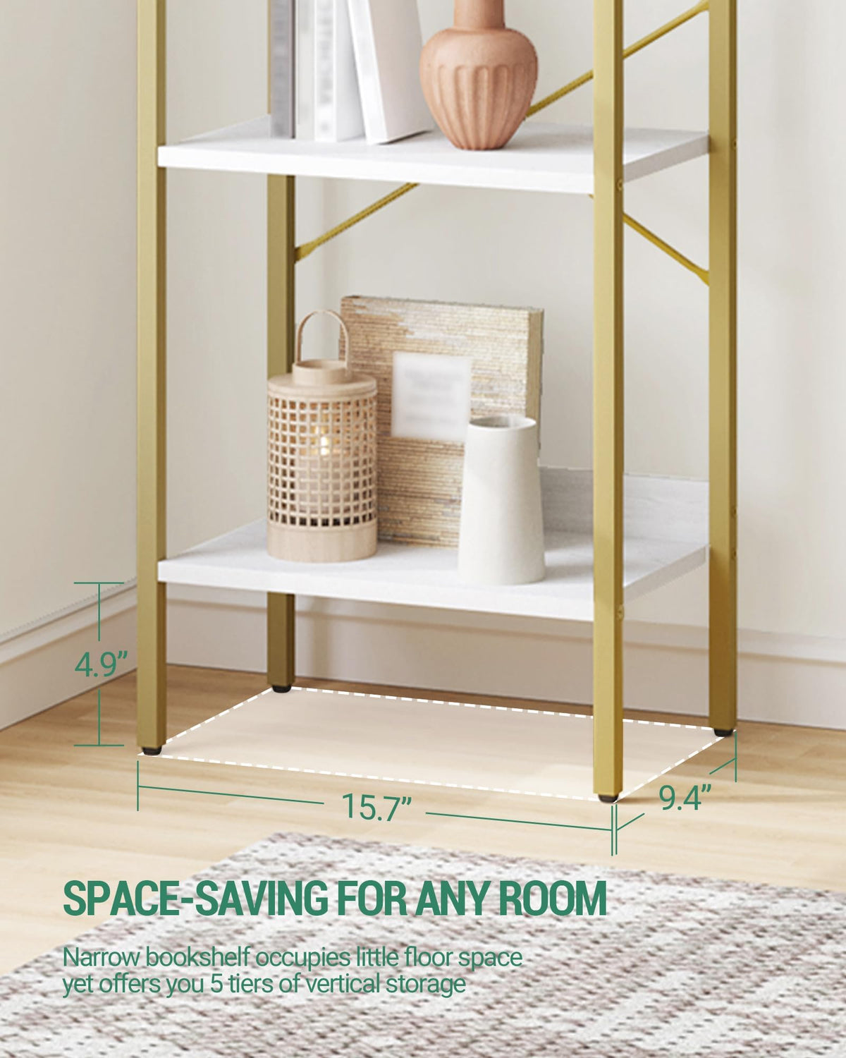 Bookshelf with 2 Hooks N349309