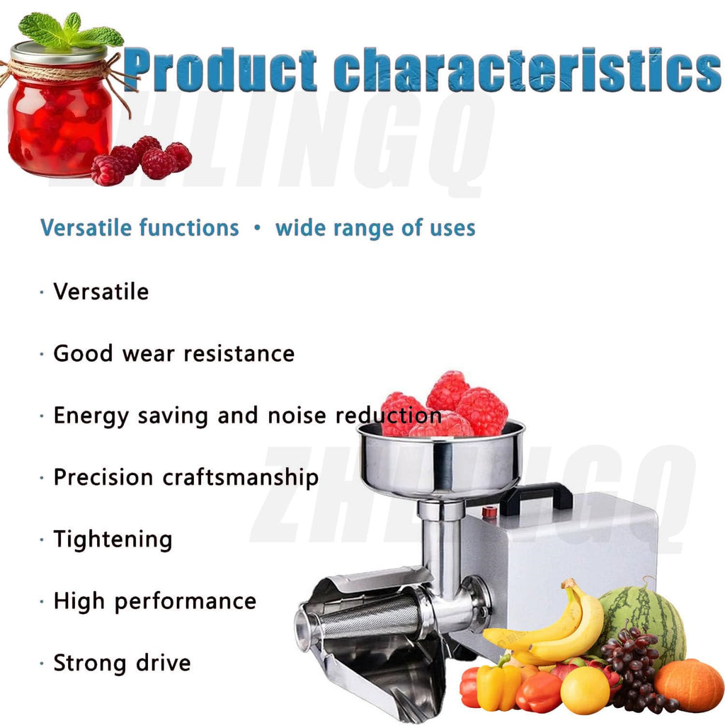 450W Stainless Steel Electric Tomato Strainer Q4335