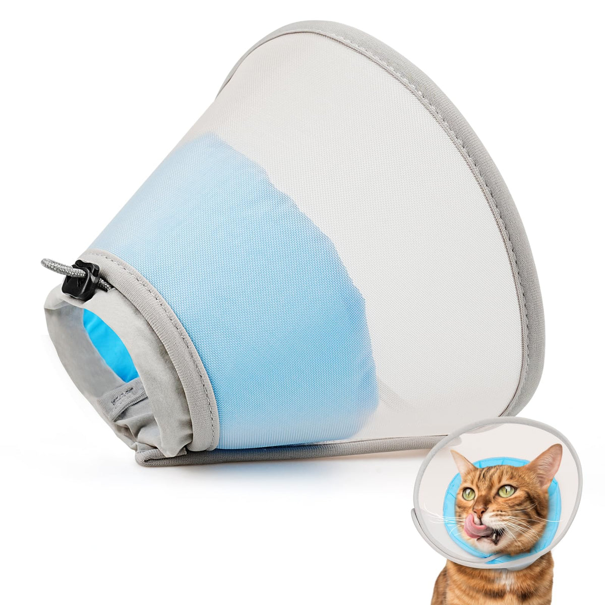 Soft Waterproof Mesh Cat Recovery Cone Collar Y90052