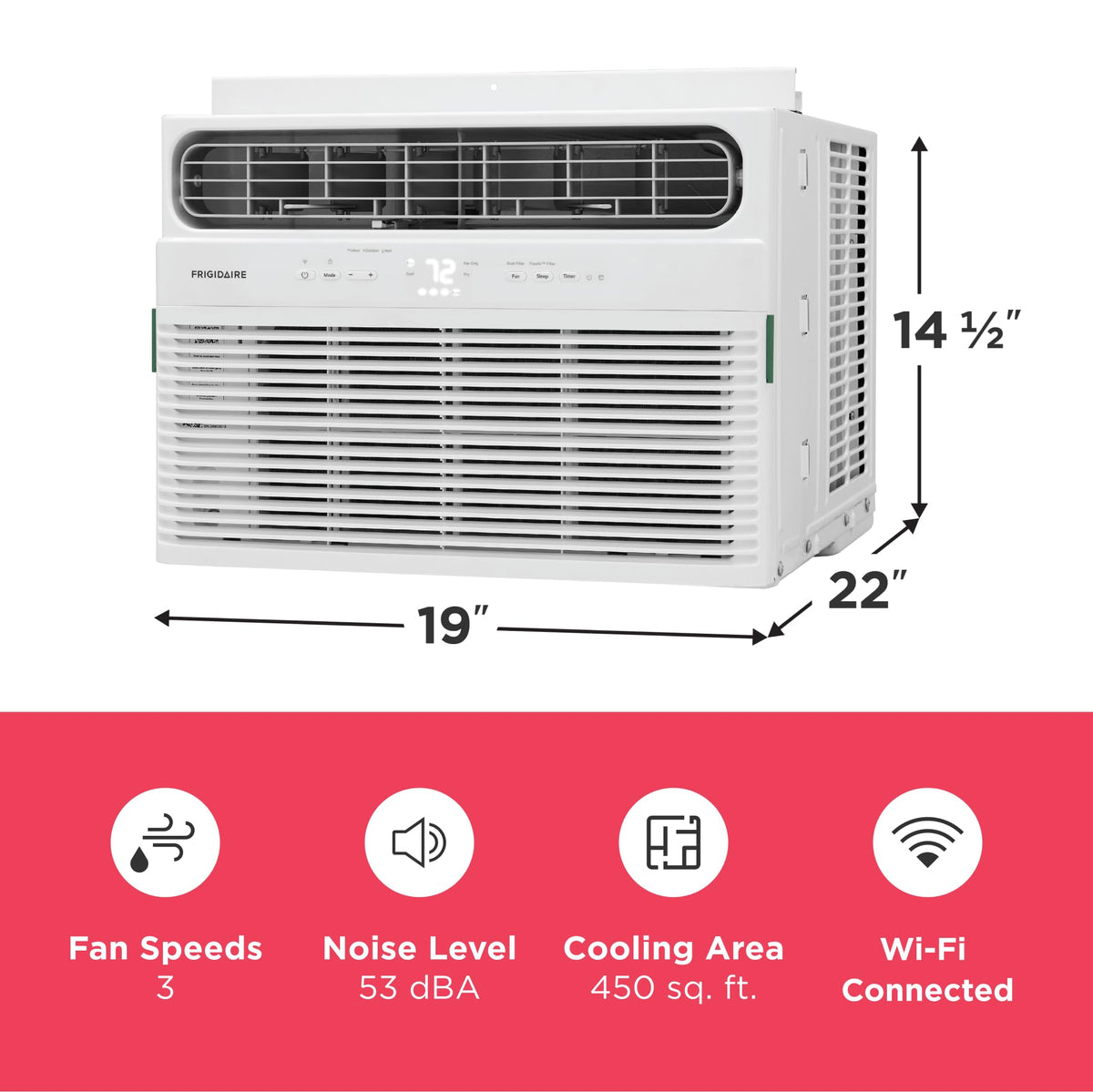 10,000 BTU Smart Window Air Conditioner P483