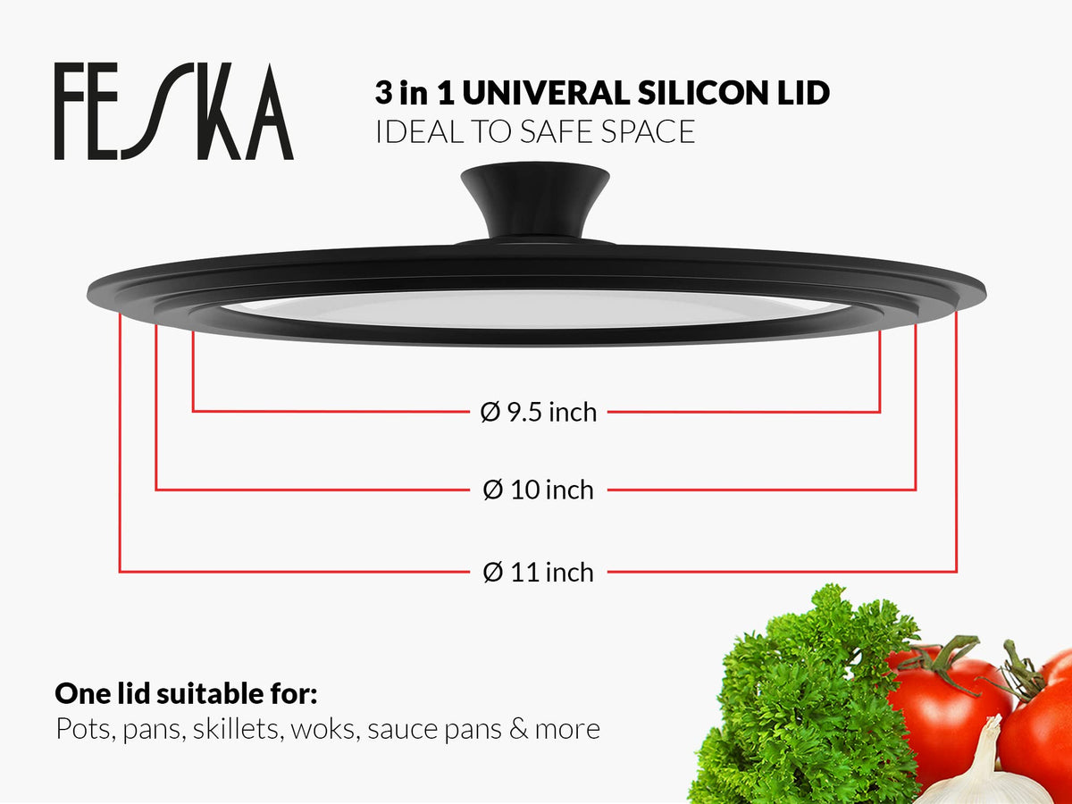 Universal Pot Lid with Lid Holder & Felt Protector F74756
