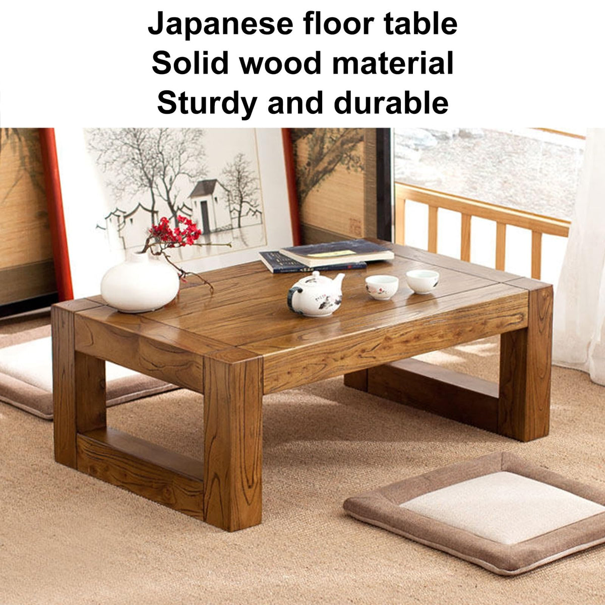 Square Wood Coffee Table L541