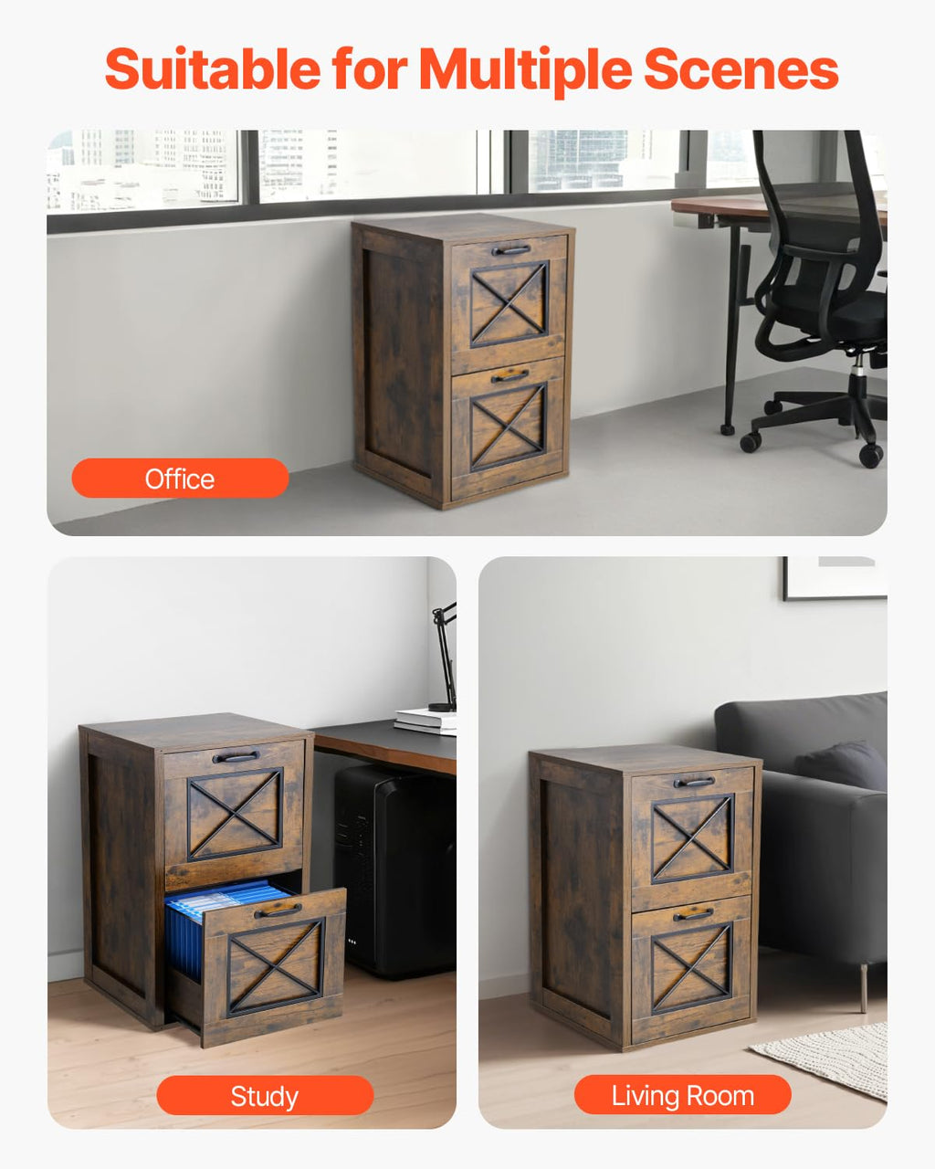 2 Drawer Vertical File Cabinet D748792