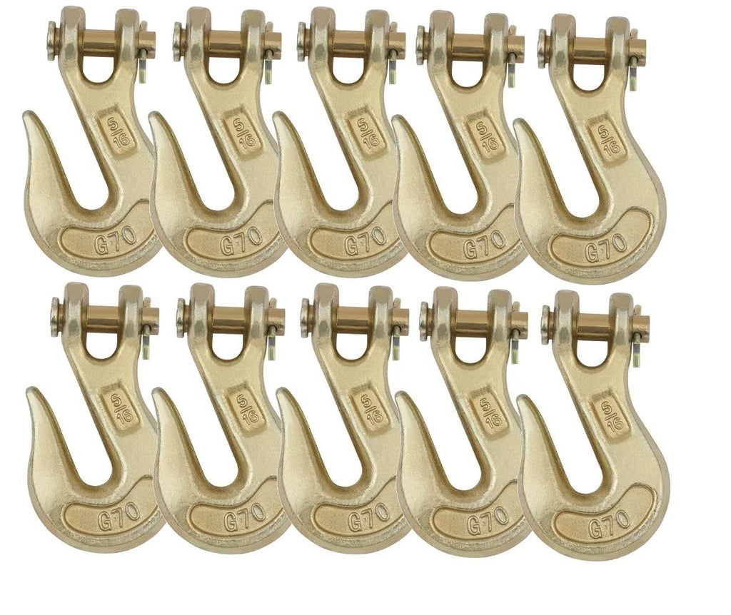 3/8" & 5/16" Grade 70 Clevis Grab Hooks 20 Pack S71699