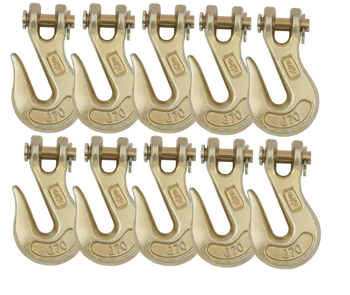 3/8" & 5/16" Grade 70 Clevis Grab Hooks 20 Pack S71699